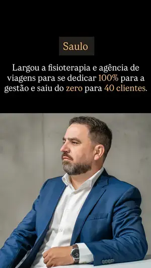 Saulo saiu do zero para 40 clientes na gestão de milhas